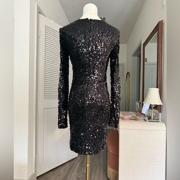 FRENCH CONNECTION Sequin Sheath Mini Dress 6 - Picture 4 of 8